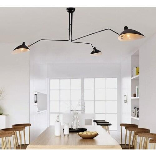 Modern Spider Chandeliers Led Iron Ceiling Chandelier For Living Room Bedroom Study Nordic Home Decor Industrial Light Fixtures