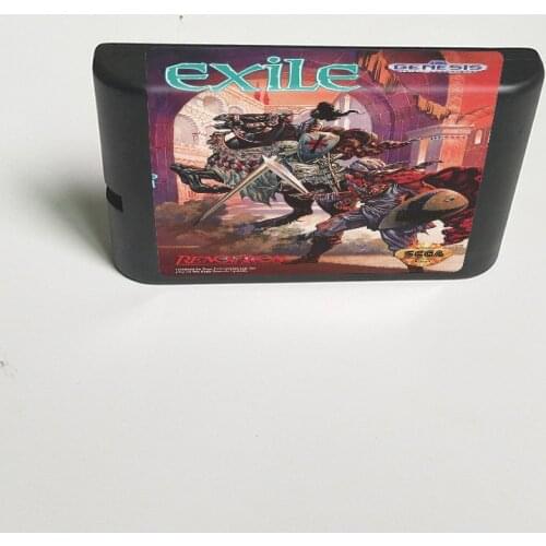 Exile - 16 Bit MD Game Card for Sega Megadrive Genesis Video Game Console Cartridge