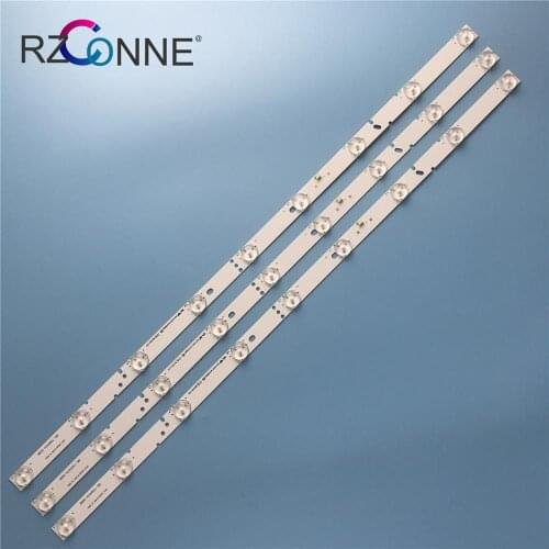 3pcs 591mm LED backlight strip 9 Lamp for 32 inch LCD TV 3BL-T5904101-008B 6V