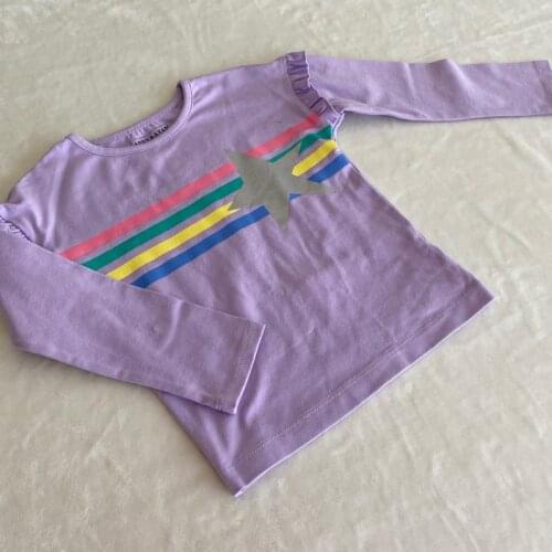 2021 Spring Girls Cotton Thin Cute T-Shirt Kids Tshirt Children Baby Clothes Tops Loose O Neck Shirts for Teenagers Kids Fall