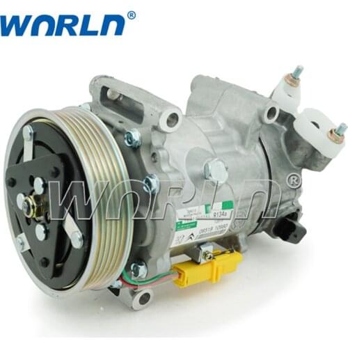 AUTO AC COMPRESSOR for Peugoet/CITROEN 207/307/308/C4 9659875780/6453WK/6453WL/648708/9670318880/6453QJ/6453QK/6453ZZ/9671216280