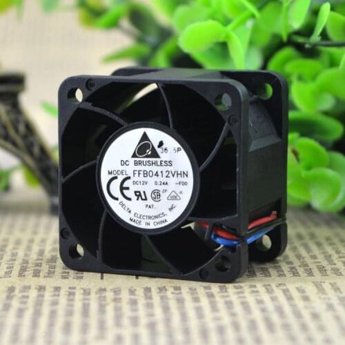 Free Shipping Delta FFB0412VHN 40*40*28mm 4cm 40mm fan DC 12V 0. 24A Quality Assurance