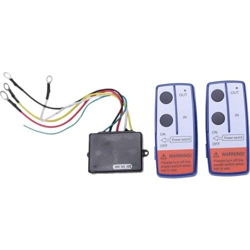 RECOVERY WIRELESS WINCH REMOTE CONTROL TWIN HANDSET ATV TRUCK 24V 24 VOLT