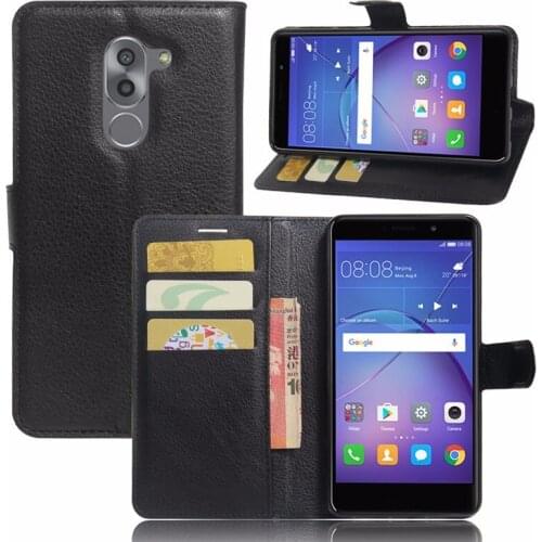 For Huawei Honor 6X Case 5.5 inch Luxury Wallet PU Leather Back Cover Phone Case For Huawei Mate 9 Lite Case Flip Bag Skin