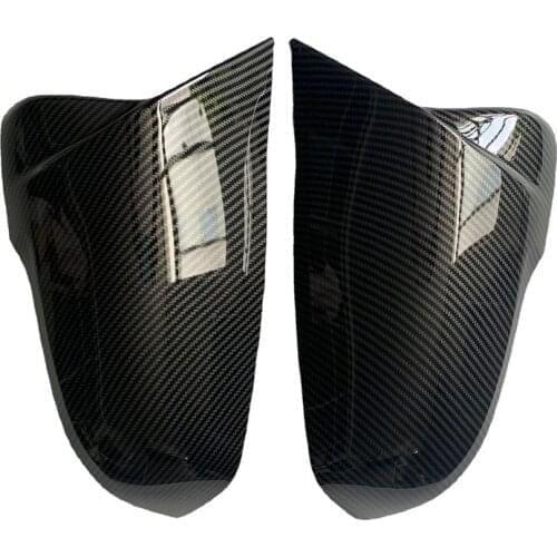 Rearview Mirror Cover Carbon Fiber Side View Mirror Cover Replacement Part for BMW Z4 X1 X2 F48 F49 F46 F39 F53 G39