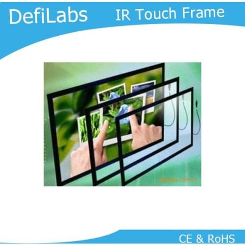 DefiLabs 10 touch points 32" Infrared Touch Screen frame, 16:9 format,Dust and water proofing, anti-vandal