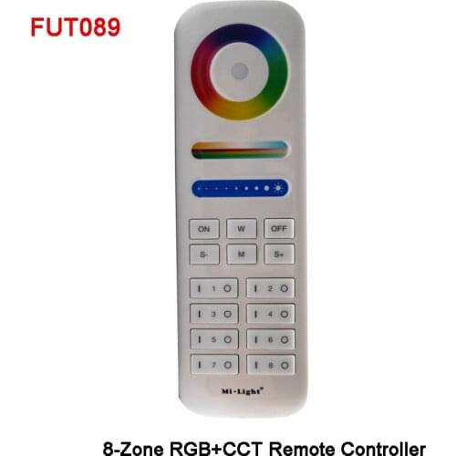 Miboxer 2.4G 4 Zone / 8-Zone RGB+CCT Remote Controller FUT089/FUT092 Smart led bulb light strip switch dimmer