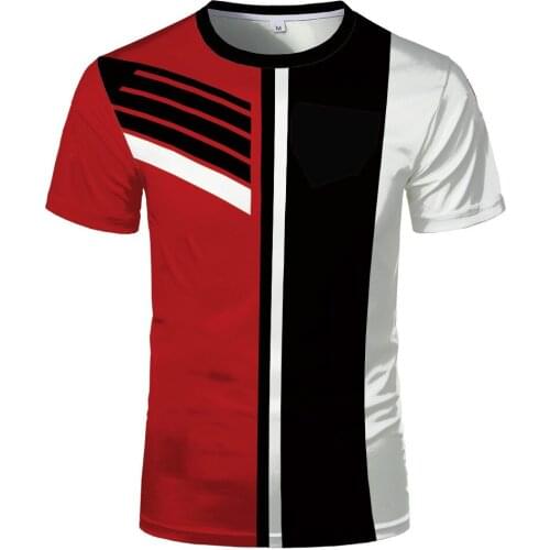 2021 fashion new 3D printing summer hot-selling short-sleeved round neck men and women same sports T-shirt