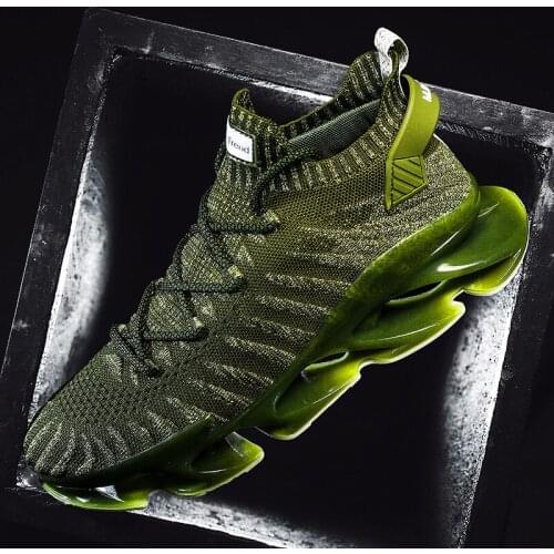Men Sports Shoes High Quality Trend Outdoor Men Shoes Rubber Hard-Wearing Non-slip Running Shoes Men Sneakers Autumn Plus Size