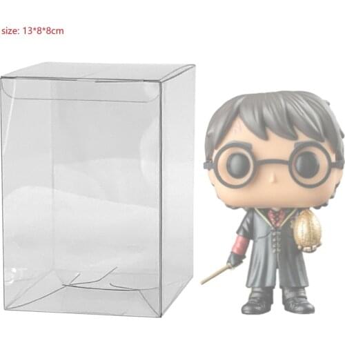 Ruitroliker 10 Pcs Plastic Protector Case Compatibel with Most POP 4 inch Vinyl Figures 0.5MM Thickness Protective Cases