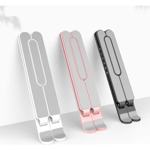 Laptop Stand for MacBook Pro Notebook Laptop Aluminium Alloy Support Base Foldable Tablet Bracket Holder Cooling Pad Riser