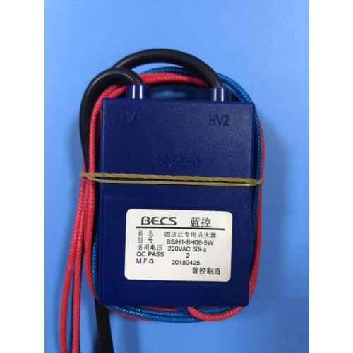 CRECHO 220V Commercial Hotel Energy Saving Stove Pulse Igniter Electronic Lighter Blue Control High Voltage Package BS/H1-BH06