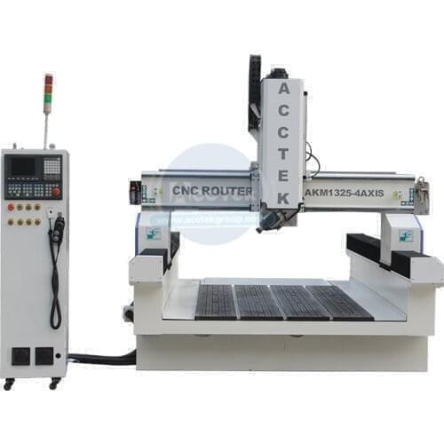 4-axis 1300*2500 stationary woodworking machine / planer spiral cutter head wood carving tools 1325
