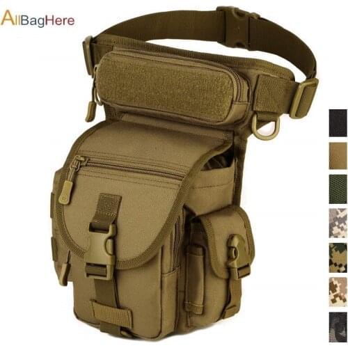 Military Fans Outdoor Tactical Leg Pack Climbing Hiking Camping Waist Bag Waterproof For Long Distance Fishing Hunting Equipment