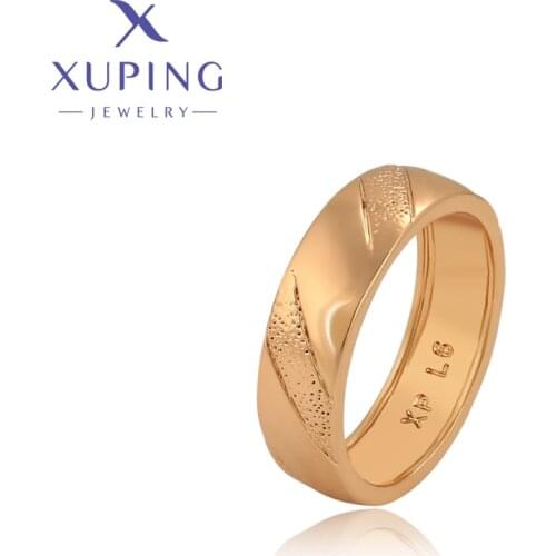Xuping Jewelry Fashion New Arrival Elegant Gold Plated Ring for Women Wedding Gifts ZBR187