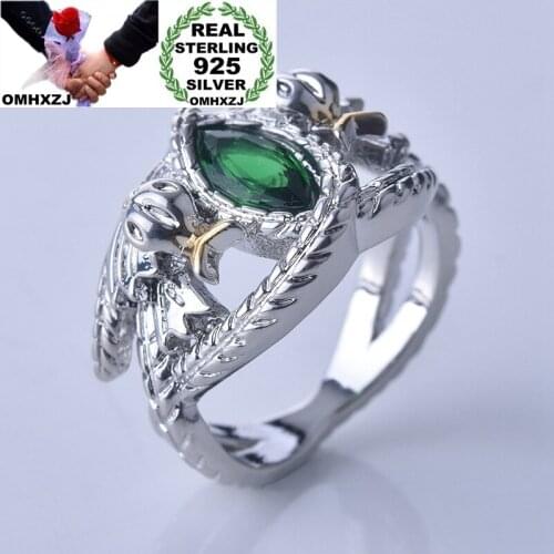 OMHXZJ Jewelry Wholesale RR1178 European Fashion Fine Woman Girl Party Birthday Wedding Gift Magic Balah925 Sterling Silver Ring