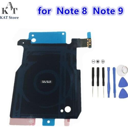 1Pcs For Samsung Galaxy Note 8 N950 Note 9 N960 NFC Wireless Charging Charge Panel Coil Sticker Flex Cable Replacement Part