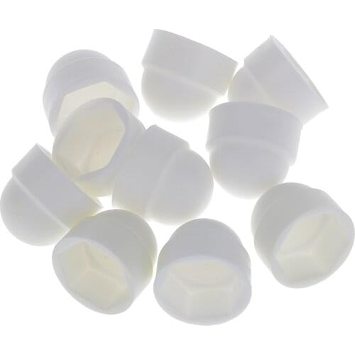 10 x M6 M8 M10 M12 Dome Bolt Nut Protection Caps Cover Hex Hexagon Plastic Fishing Tackle Boxes Outdoor Fishing Tools