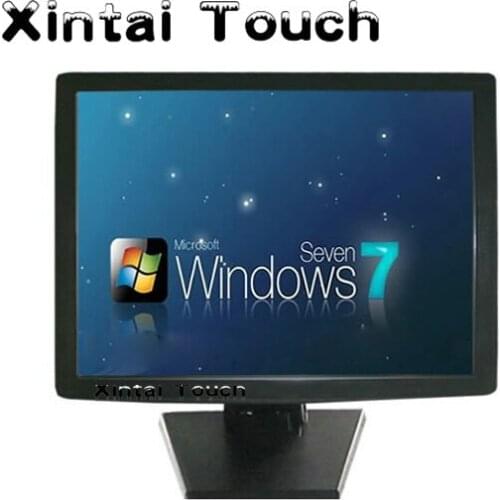 19 inch desktop 5-wire Resistive LCD touch screen monitor / POS display