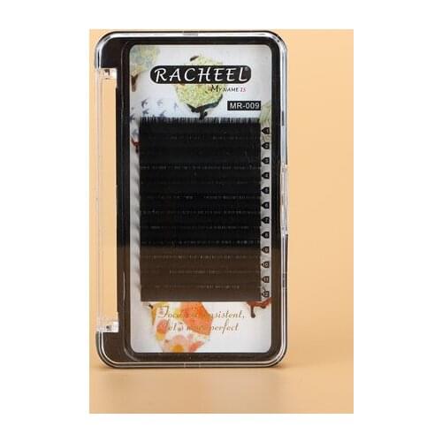 Lucky Flower Racheel Brand 3D False Eyelash Extension 0.15B Thickness Silk Natural soft light than mink Fake eyelash from Japan