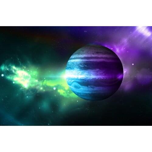 5DFull Diamond Painting Green Light Purple Diamond Mosaic Diamond Drawing Square Diamond Embroidery Cross Stitch Decoration Gift