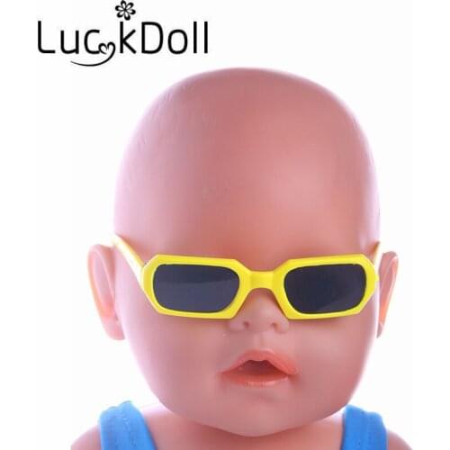 Doll accessories fashion square glasses Fit 43cm new - Doll ,Best gift for children Free shipping