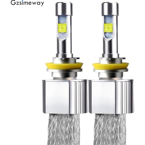 Car LED Headlight H11 Kit xhp70 LED 6000K 55W 6600LM super led H4 H7 H8 H9 HB3 9005 HB4 HIR2 9004 H13 D1S D3S car fog lamps 12V