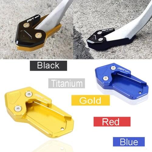For KYMCO AK550 AK 550 Motorcycle Modified Side Stand Pad Enlarger & Kickstand Side Auxiliary 2017-2020