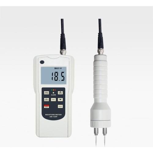 AM-128P Digital Multifunctional Wood Moisture Meter Tester bamboo carpentry tobacco cotton paper building soil Ect