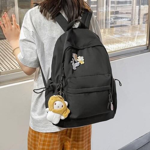 Fashion Female Like Backpack Nylon Simple School Bag Lovely Multifunctional Backpack Women Backpacks Waterproof Female
