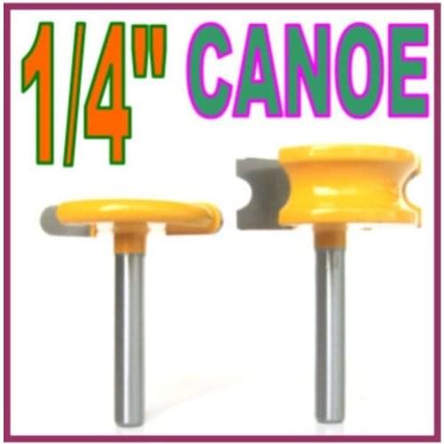 2 pc 1/4" Shank 1/4" Diameter Flute and Bead Router Bit Set wood cutter woodworking cutter woodworking bits wood milling cutter