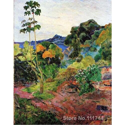 Paul Gauguin paintings of Vegetation Tropicale Martinique modern impressionism art High quality Hand painted