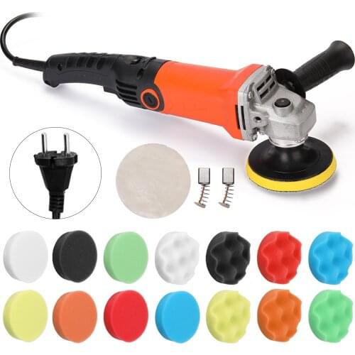 1200W 220V Adjustable Speed Car Electric Polisher Waxing Machine Automobile Furniture Polishing Tool car polishing machine