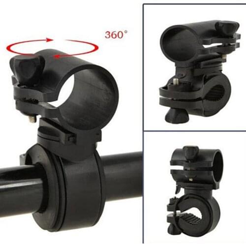 Antiskid Bicycle Light Holder Mountain Bike Lantern Bracket Flashlight Torch Mount Clamp Lamp Clip Cycling LED Lights Device