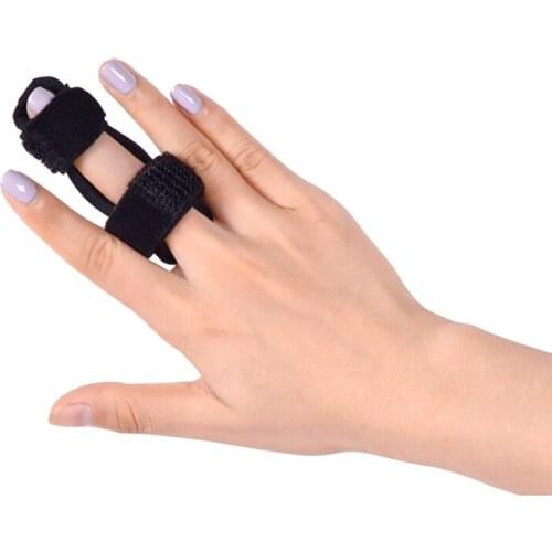 Finger Splint Adjustable Breathable Fingertip Guard Fractures Protective Cover Sleeve Brace Straighter Support Protector