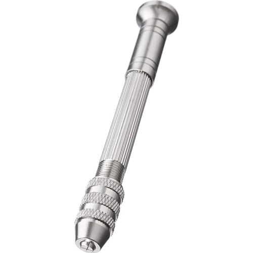 Silver Four Headed Hand Twist Drill Watch Straps Repair Tools Round Steel Metal Watch Bands Repair Tool Kits Accessories