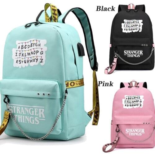 Students Boys Girls School Bags Gift Mochila Casual Stranger Things Daily Backpack Fashion New High Quality Travel Rucksack