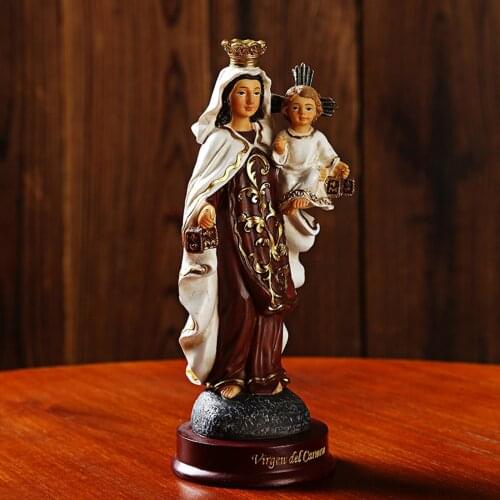 Blessed Virgin Mother Mary Statue - Resin Religious Statue Figurines Sculpture