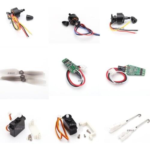 JJRC M02 RC Airplane spare parts Receive board Motor battery shell blade motor seat Light Cover