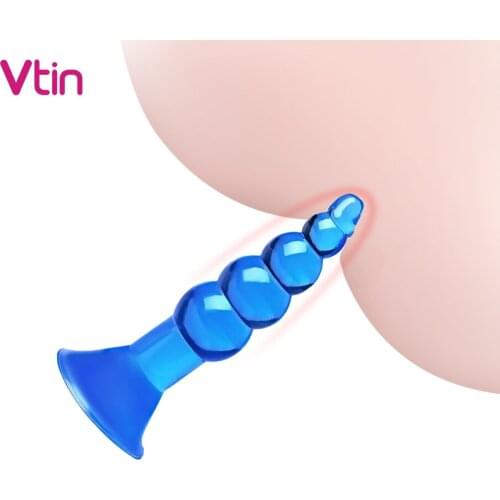 Anal Beads No Vibrator Anal Plug Butt Plug G-spot Prostate Massager Adult Sex Toys For Woman Men Gay Erotic Sex Shop