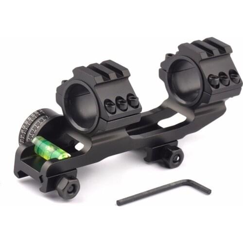 25.4/30 mm Scope Ring Base Mount with Angle Indicator and Spirit Bubble Level Accessories for Hunting