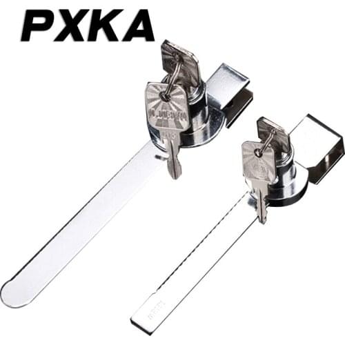 Free shipping 2pcs glass cabinet sliding door lock display cabinet file cabinet lock sliding door lock
