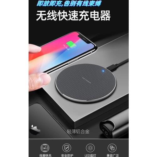 Wireless Charger for iPhone 12 11 Xs Max X XR 8 Plus 10W Fast Charging Charger Pad for Samsung Note 9 8 S9 S9+ S8 S8+ S7