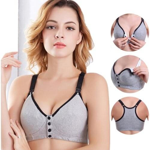 Wirefree Nursing Maternity Bra None Closure BreastFeeding Bras For Feeding Pregnant Women Underwear Soutien Gorge Allaitement