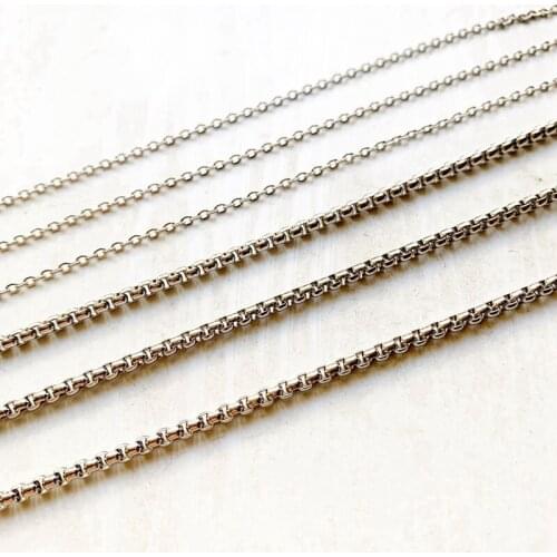 Stainless Steel Chains for DIY Decoration Thick Stainless Steel Links Metal Chain Alloy Link Home Ornament 1pc