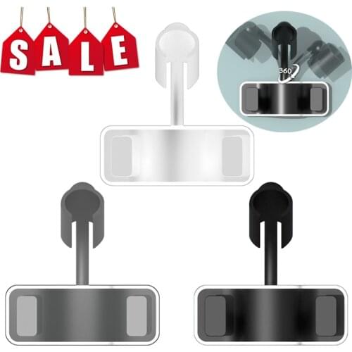 Shower Holder Universal Not Suction Cup Shower Head Holder Punch-Free Bathroom Bracket Adjustable 360° Rotation ABS Fixed Base