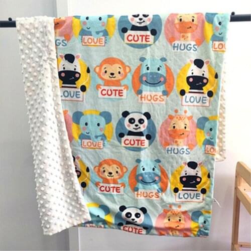 Baby Blanket & Swaddling Newborn Thermal Soft Fleece Blanket Winter Solid Bedding Set Cotton Quilt Infant Bedding Swaddle Wrap