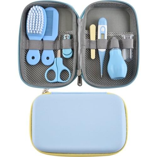 Baby Kids Nail Clipper Hair Health Care Thermometer Nose Cleaner Toothbrush Safety Tools Newborn Grooming Brush Kit Baby Care