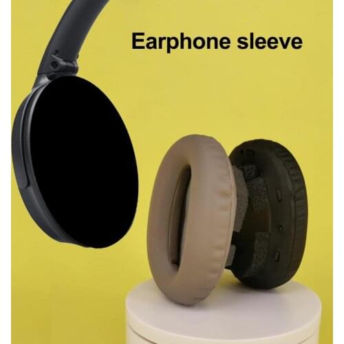 2PCS Universal Headset Earpads Ear Pads Protein Skin Earbuds Soft Cushion Replacement for Sony MDR-1000X WH-1000XM3 XM2