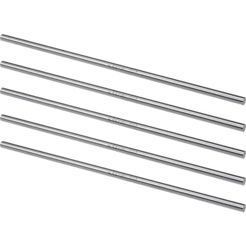 Round Steel Rod, HSS Lathe Bar Stock 200mm Long, for Shaft Gear Drill Lathes Boring Machine , DIY Craft Tool, 5pcs